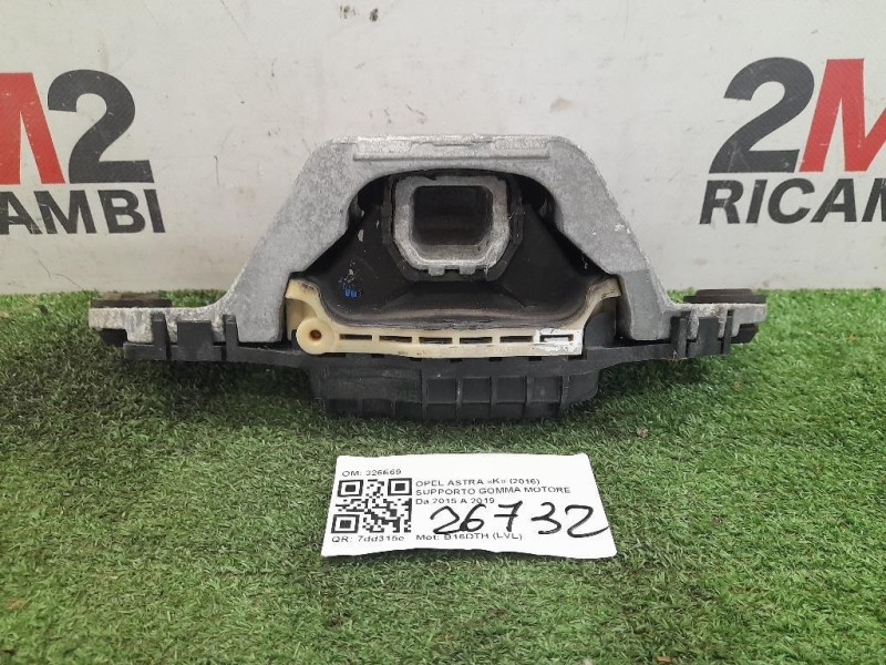 Supporto Gomma Motore 326E69 Opel Astra K 2016