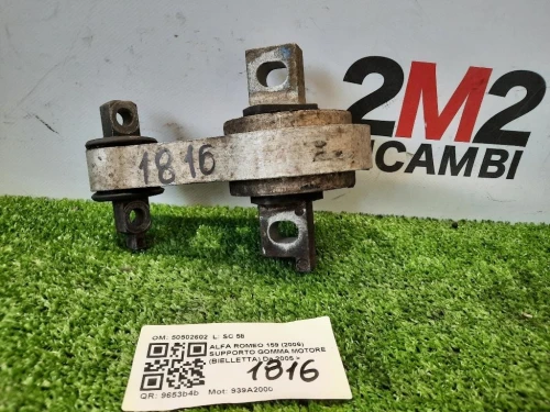 Supporto Gomma Motore Bielletta 50502602 Alfa Romeo 159 2006