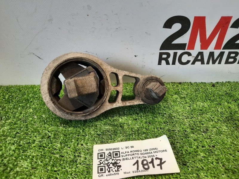 Supporto Gomma Motore Bielletta 50502602 Alfa Romeo 159 2006