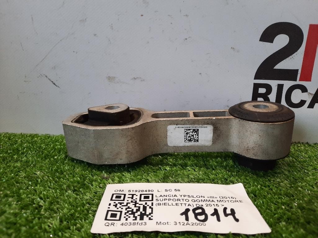 Supporto Gomma Motore Bielletta 51928490 Lancia Ypsilon III 2015