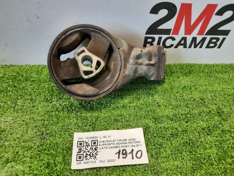 Supporto Gomma Motore LATO Cambio POST 13248630 Chevrolet Cruze 2009