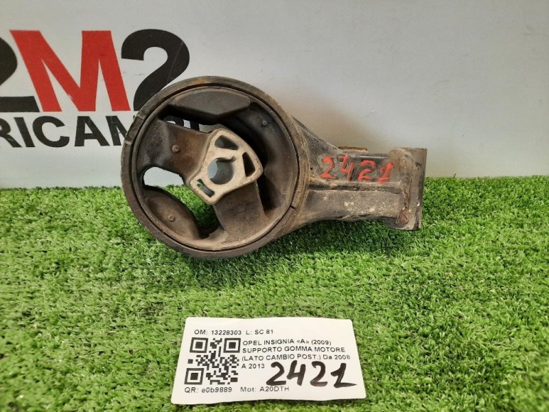 Supporto Gomma Motore LATO Cambio POST 13228303 Opel Insignia A 2009