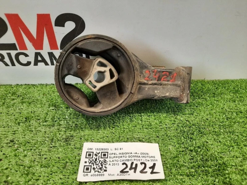 Supporto Gomma Motore LATO Cambio POST 13228303 Opel Insignia A 2009