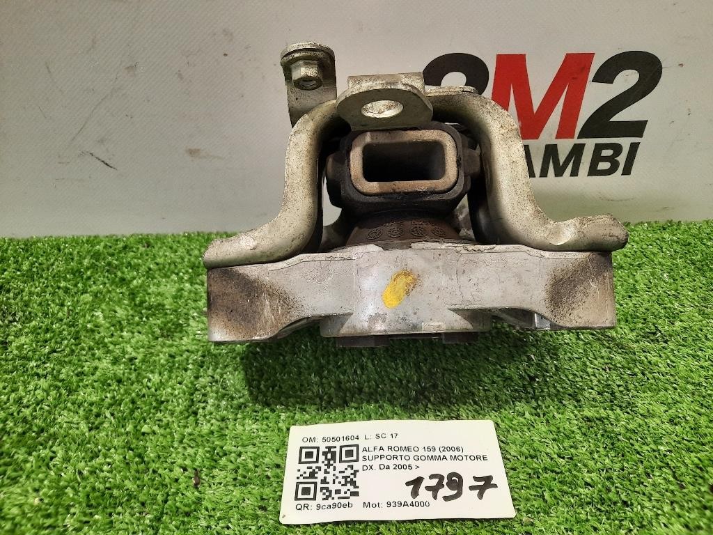 Supporto Gomma Motore DX 50501604 Alfa Romeo 159 2006