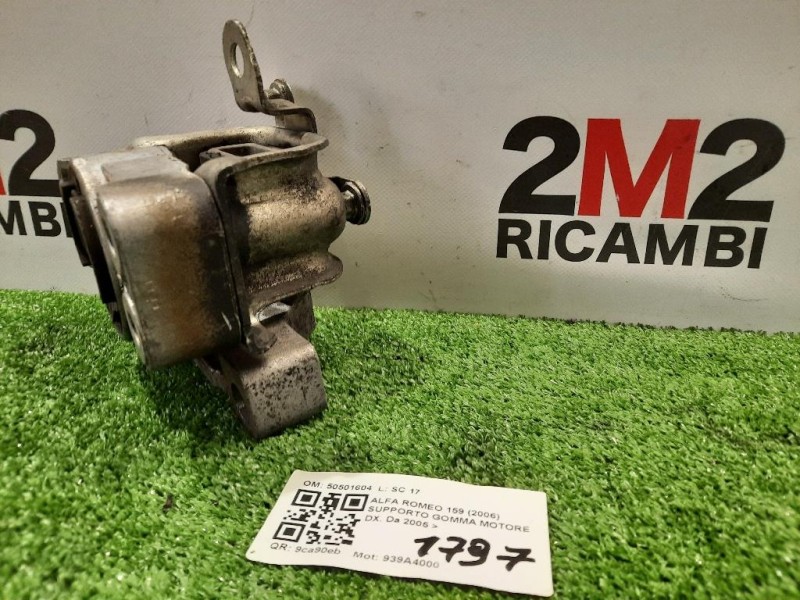 Supporto Gomma Motore DX 50501604 Alfa Romeo 159 2006