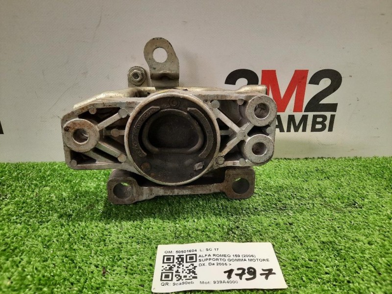 Supporto Gomma Motore DX 50501604 Alfa Romeo 159 2006