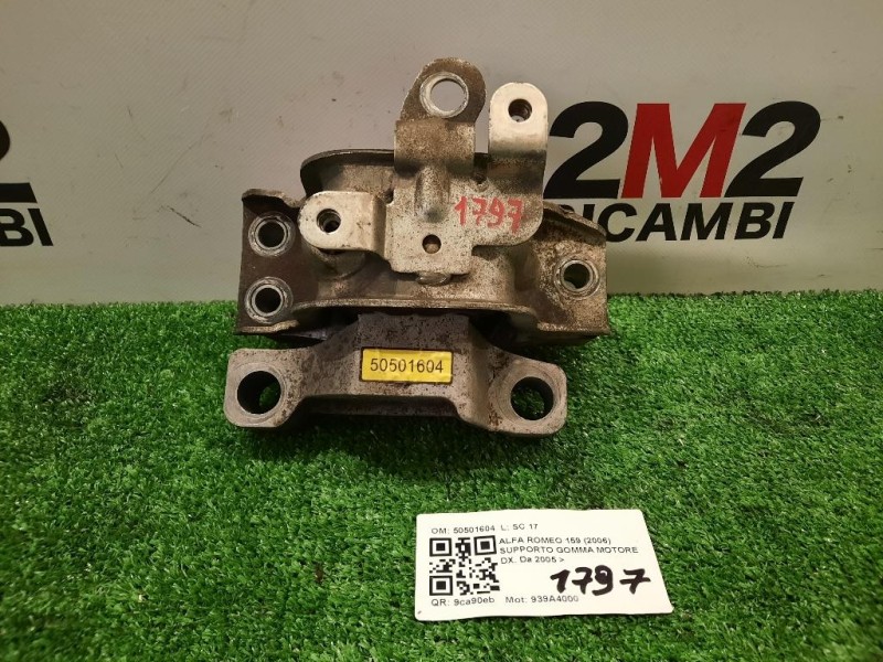 Supporto Gomma Motore DX 50501604 Alfa Romeo 159 2006