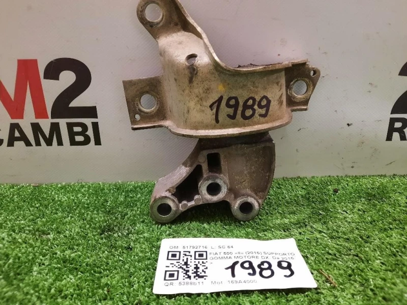 Supporto Gomma Motore DX 51792716 Fiat 500 II 2015