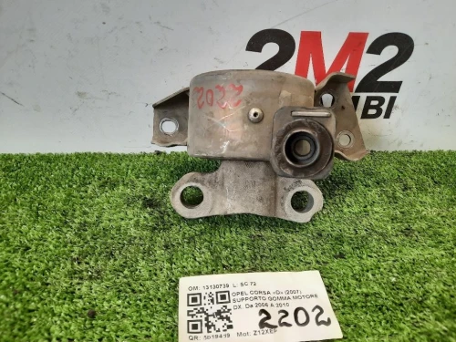 Supporto Gomma Motore DX 13130739 Opel Corsa D 2007