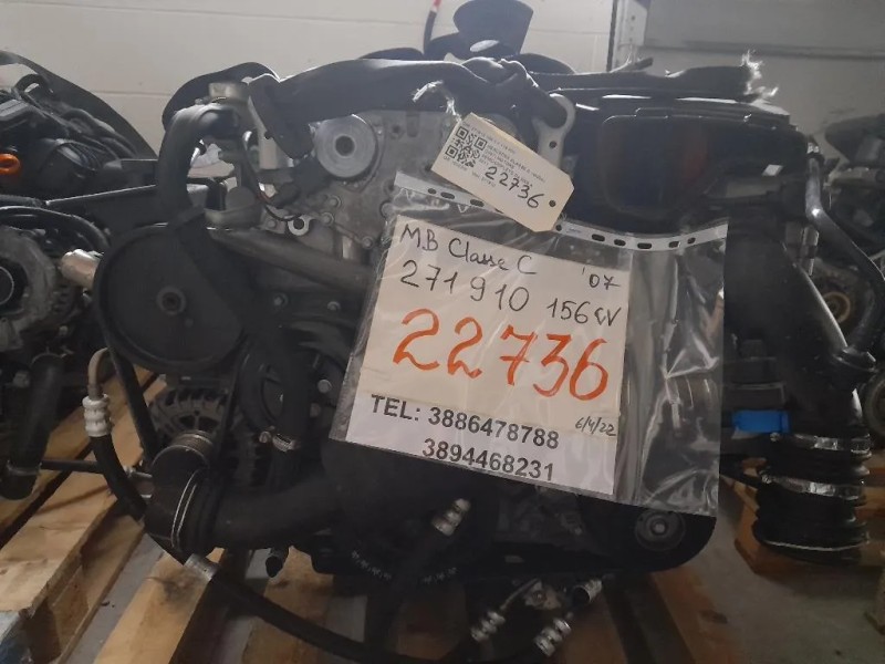 Motore Semicompleto 271910 156 CV 115 KW Mercedes Classe C W204 2007