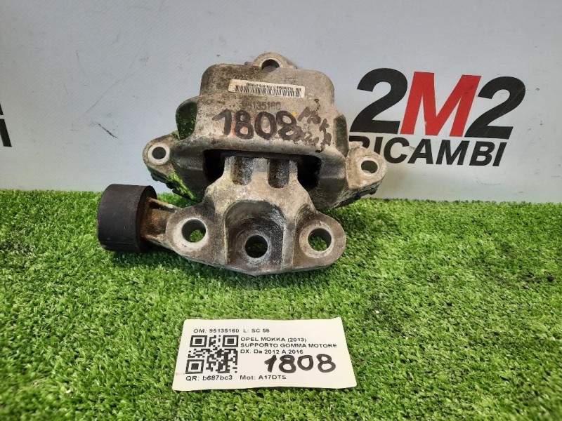 Supporto Gomma Motore DX 95135160 Opel Mokka 2013