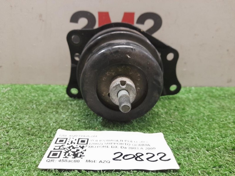 Supporto Gomma Motore DX 6Q0199262AF Volkswagen POLO IV 2002