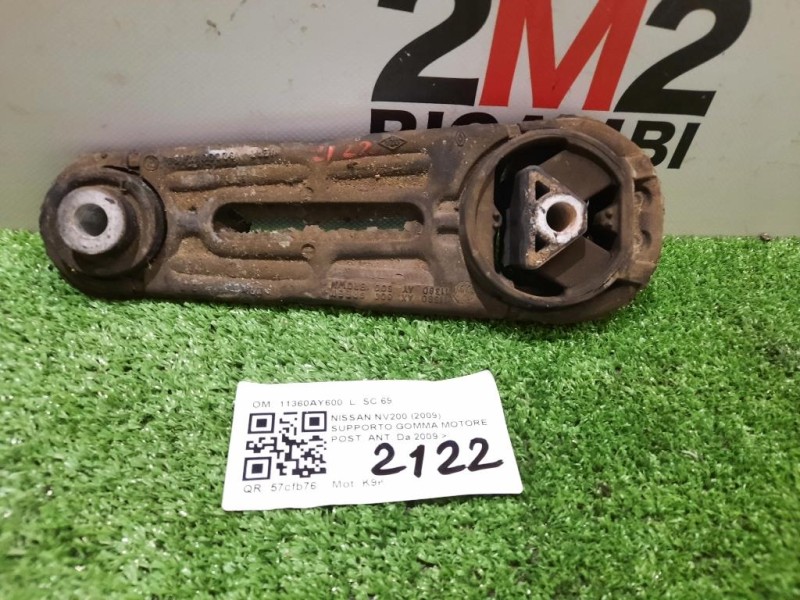 Supporto Gomma Motore POST ANT 11360AY600 Nissan Nv200 2009