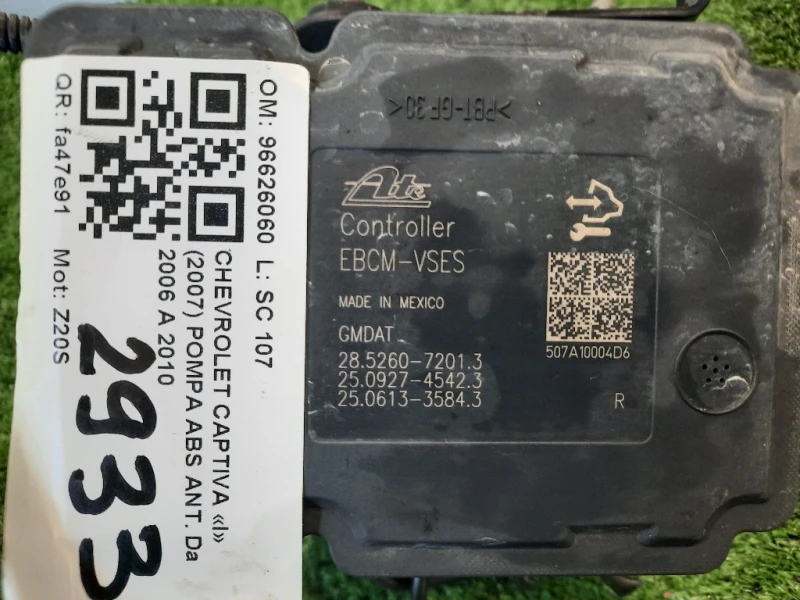 Pompa ABS ANT 96626060 Chevrolet Captiva I 2007