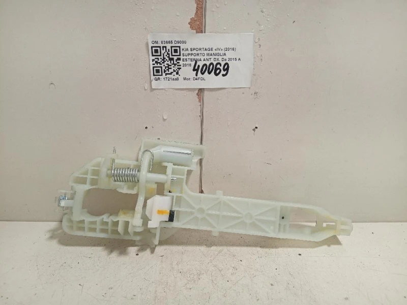 Supporto Maniglia Esterna ANT DX 83665 D9000 Kia Sportage IV 2016
