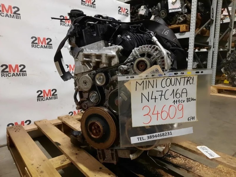 Motore Semicompleto N47C16A 111CV 82KW Mini Countryman Cooper R60 2010