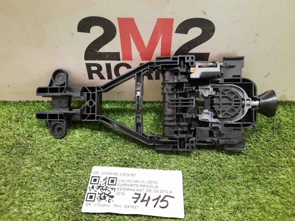 Supporto Maniglia Esterna ANT DX 31276166 31276167 Volvo V40 II 2012