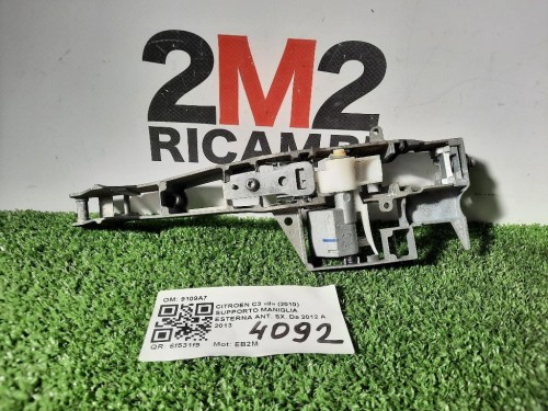 Supporto Maniglia Esterna ANT SX 9109A7 Citroen C3 II 2010