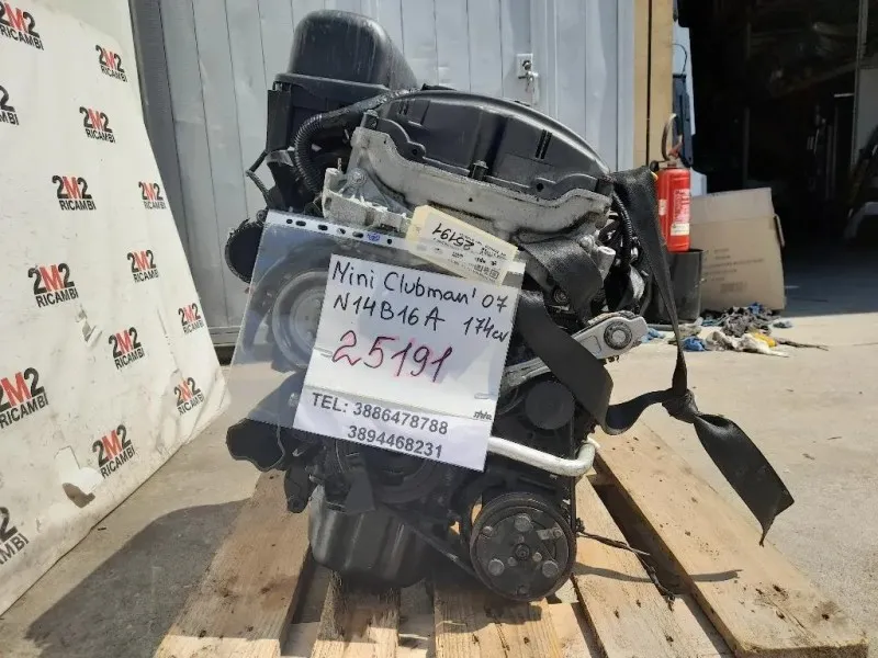 Motore Semicompleto N14B16A 174 CV 128 KW Mini MINI Clubman R55 2008