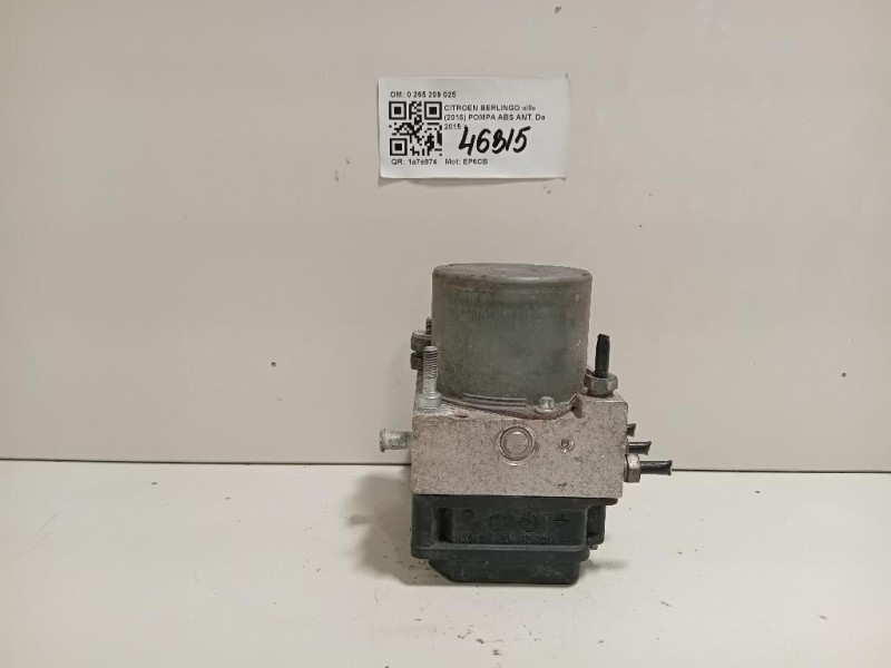 Pompa ABS ANT 9801127580 Citroen Berlingo III 2015