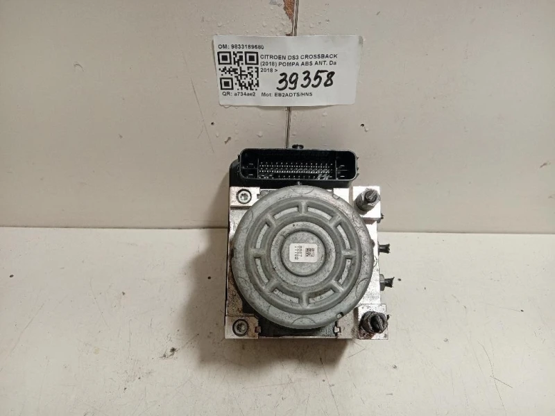 Pompa ABS ANT 9833189680 Citroen DS3 Crossback 2018