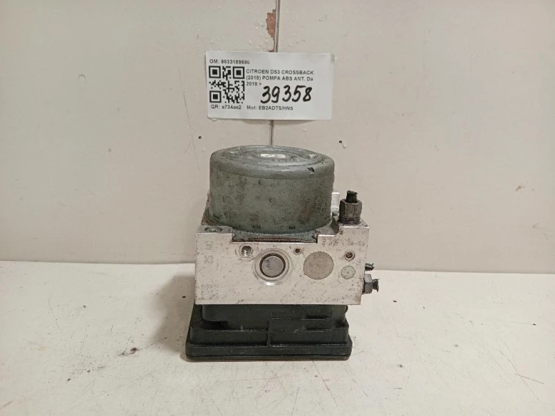 Pompa ABS ANT 9833189680 Citroen DS3 Crossback 2018