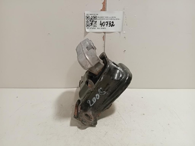 Supporto Motore 9683181180 Peugeot 2008 I 2016