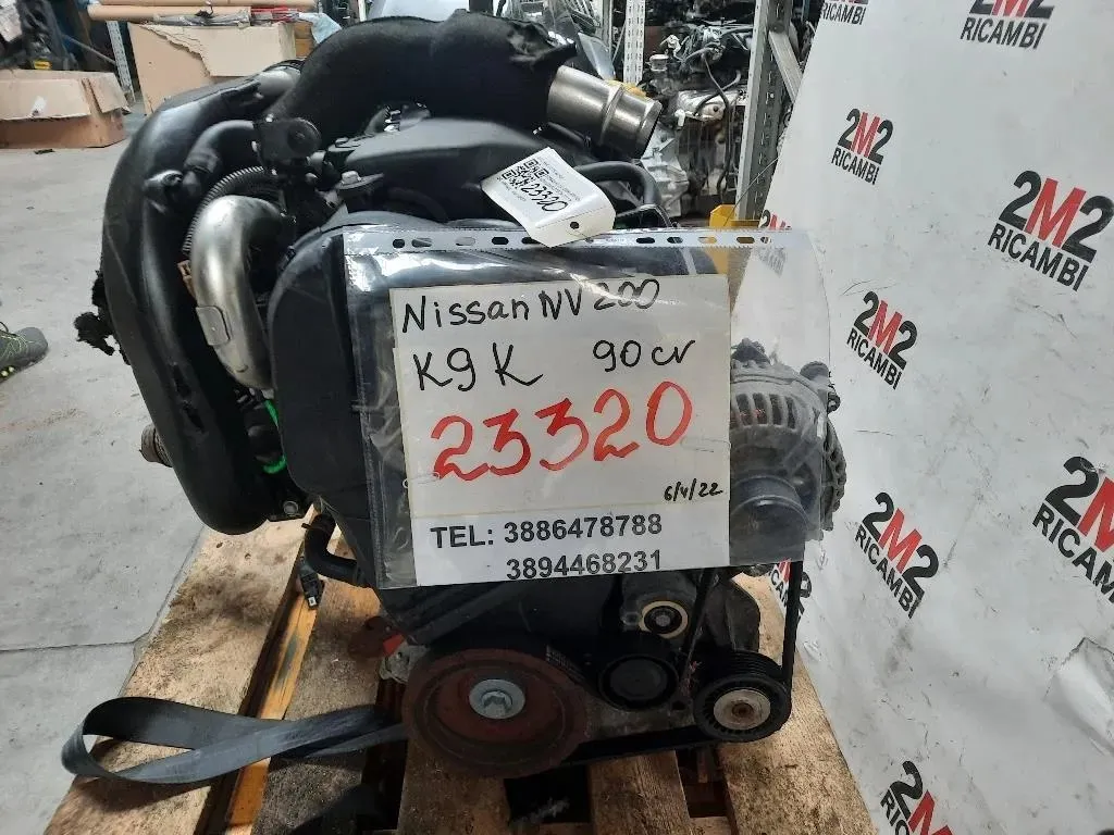 Motore Semicompleto K9K 90 CV 66 KW Nissan Nv200 2009