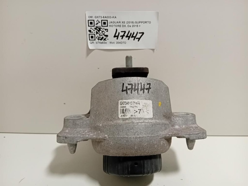 Supporto Motore DX GX73-6A003-KA Jaguar XE 2015