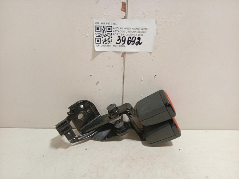 Attacco Cintura Sedile Centrale POST 193050450 Opel Combo E 2018