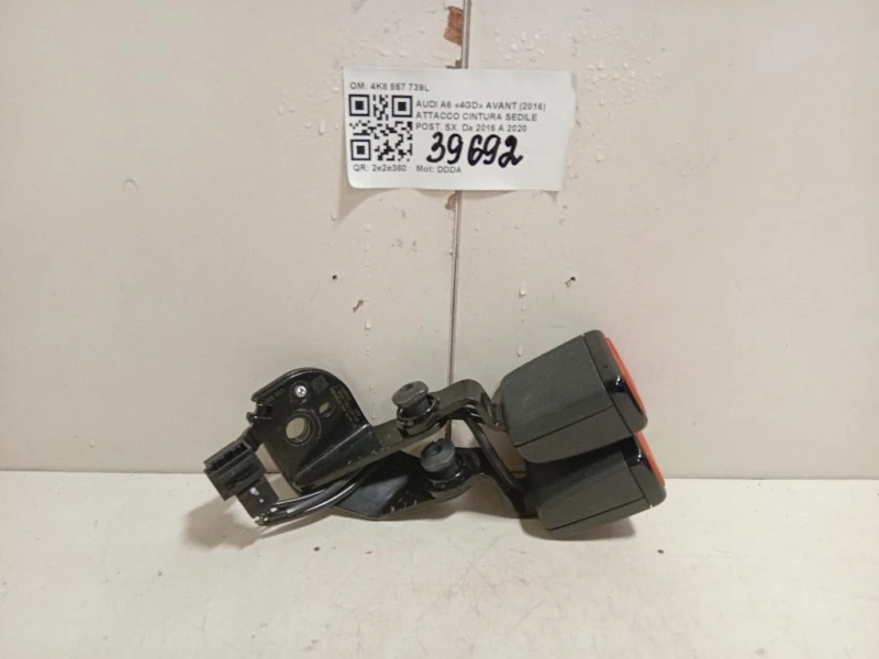Attacco Cintura Sedile POST SX 4K8 857 739L Audi A6 4GD Avant 2016