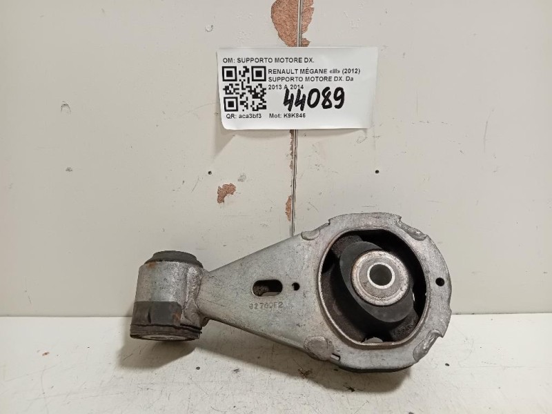 Supporto Motore DX SUPPORTO MOTORE DX Renault Mégane III 2012