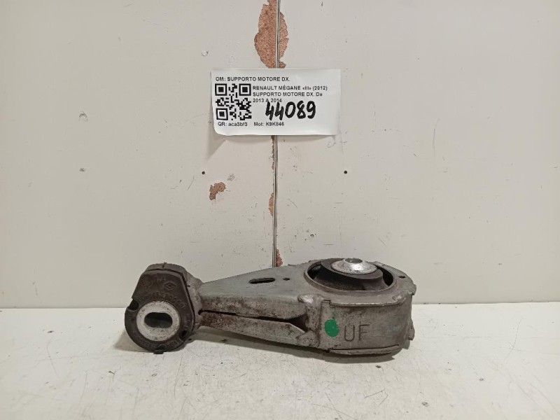 Supporto Motore DX SUPPORTO MOTORE DX Renault Mégane III 2012
