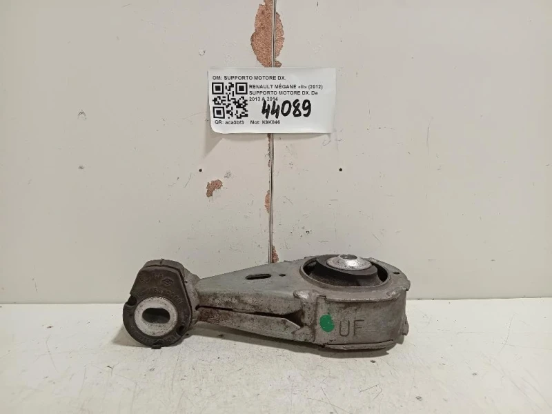 Supporto Motore DX SUPPORTO MOTORE DX Renault Mégane III 2012