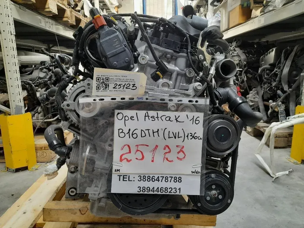 Motore Semicompleto B16DTH LVL 136 CV 100 KW Opel Astra K SW 2016
