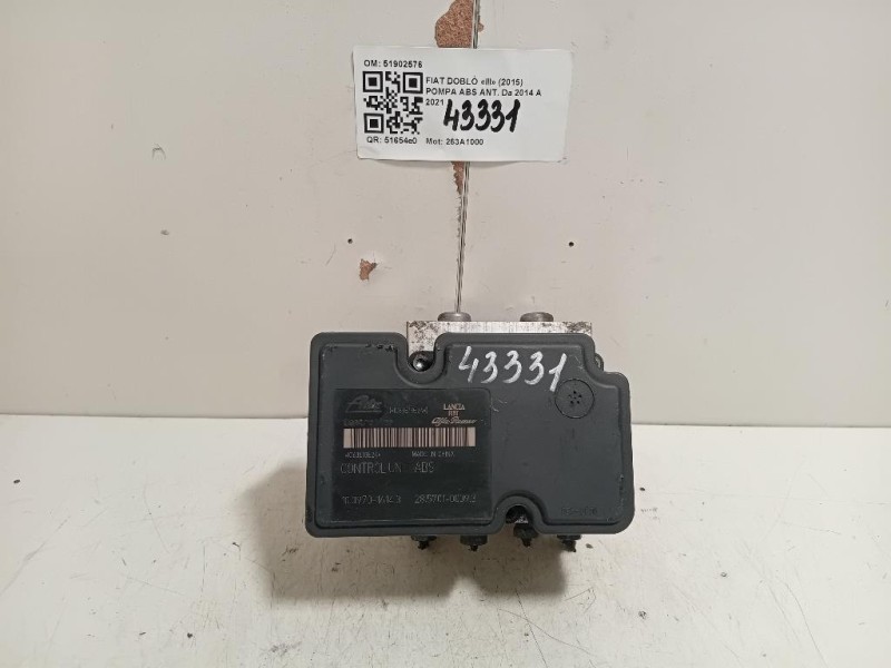 Pompa ABS ANT 51902576 Fiat Doblò III 2015