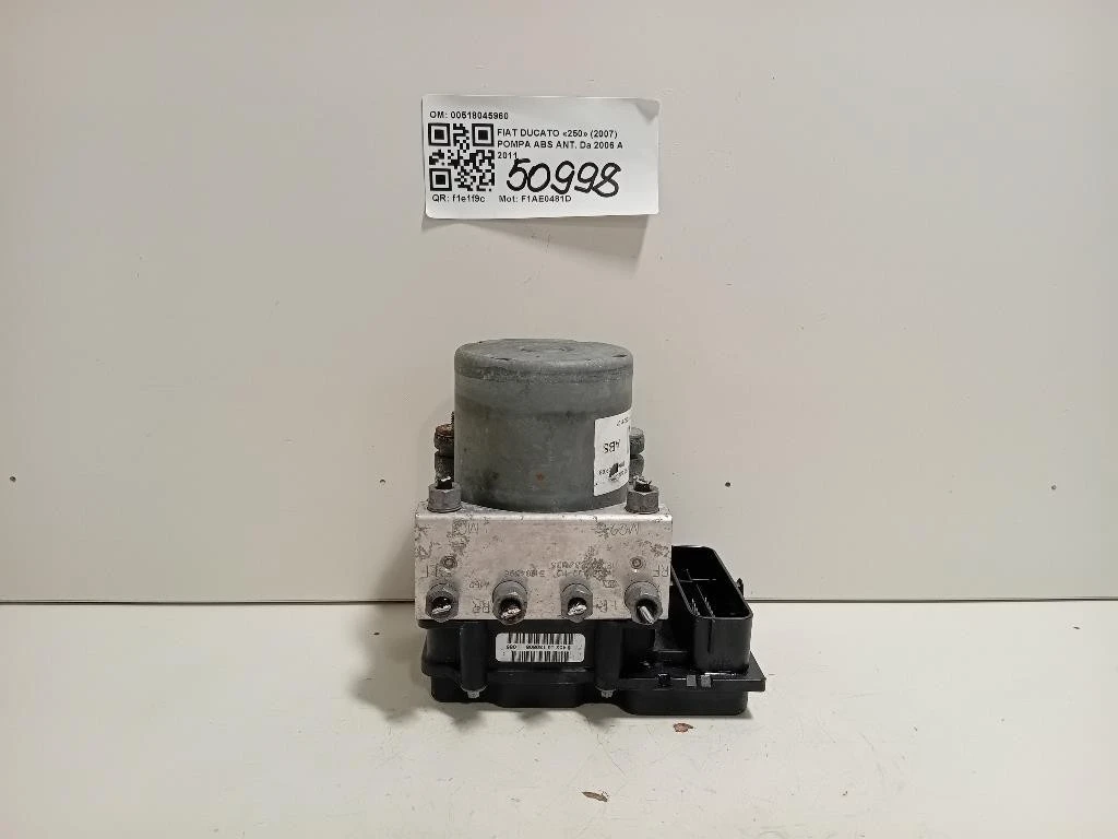 Pompa ABS ANT 00518045960 Fiat Ducato 250 2007