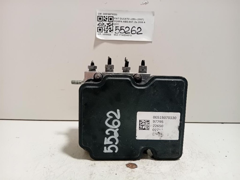 Pompa ABS ANT 00519870330 Fiat Ducato 250 2007
