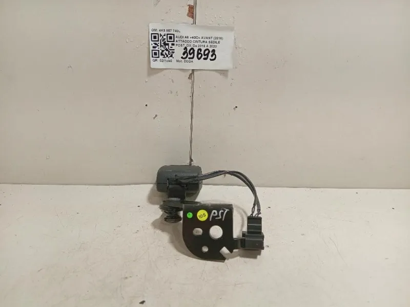 Attacco Cintura Sedile POST DX 4K8 857 740L Audi A6 4GD Avant 2016