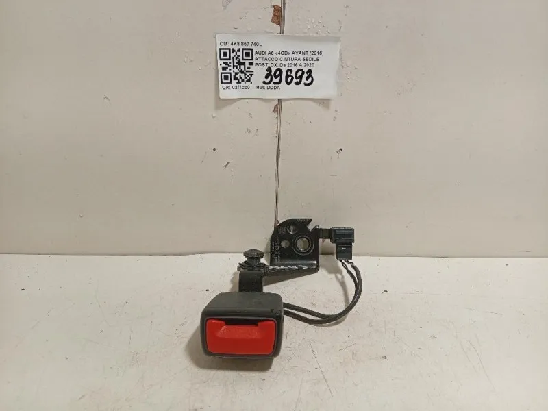 Attacco Cintura Sedile POST DX 4K8 857 740L Audi A6 4GD Avant 2016