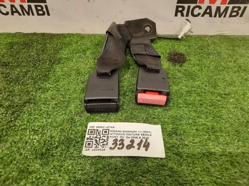 Attacco Cintura Sedile POST DX 88862 JD10A Nissan Qashqai I 2007
