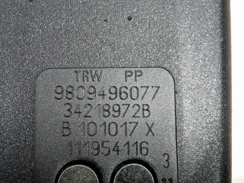 Attacco Cintura Sedile POST DX 9809496280 Peugeot 5008 II 2017