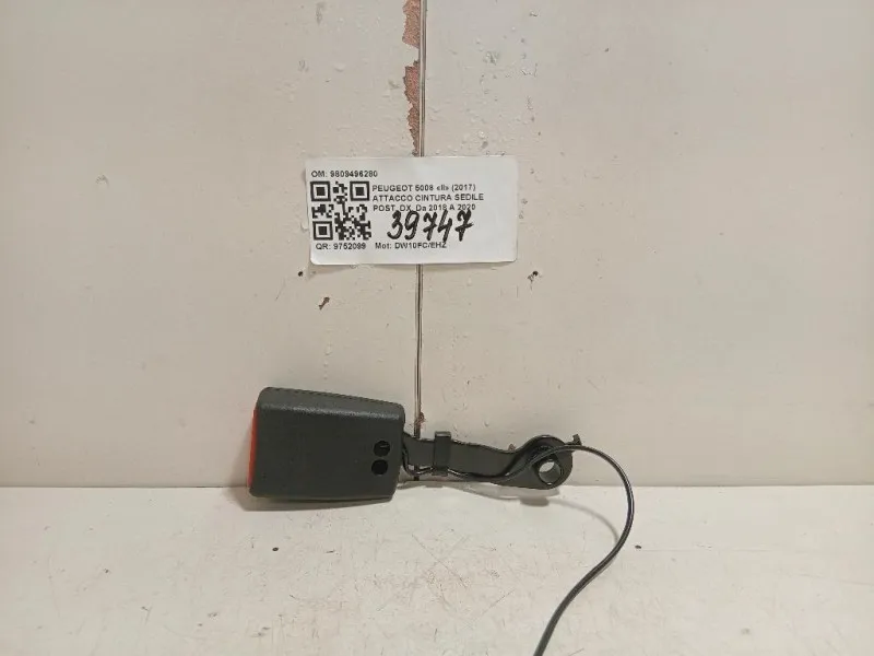 Attacco Cintura Sedile POST DX 9809496280 Peugeot 5008 II 2017