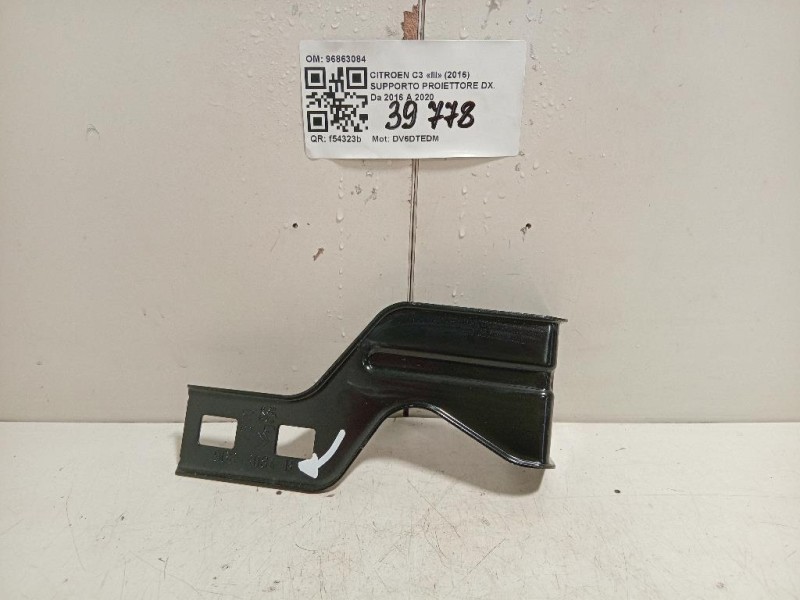 Supporto Proiettore DX 96863084 Citroen C3 III 2016