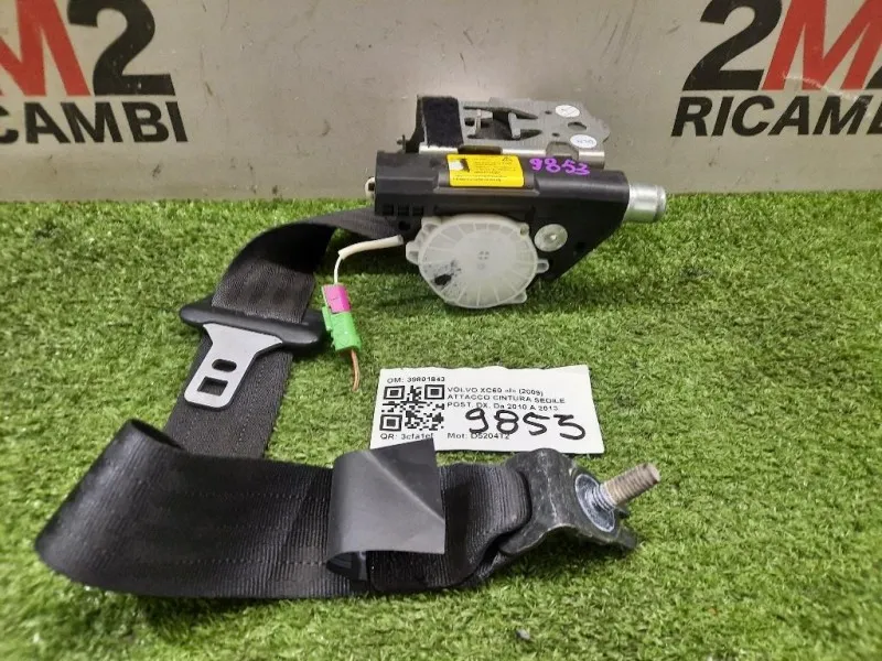 Attacco Cintura Sedile POST DX 39801843 Volvo XC60 I 2009