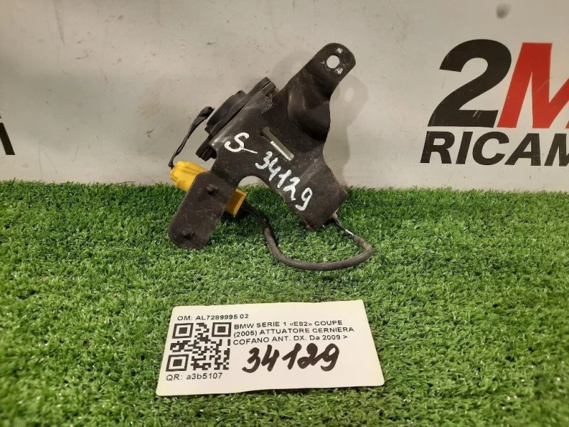 Attuatore Cerniera Cofano ANT DX AL7289995 02 Bmw Serie 1 E82 Coupe 2005