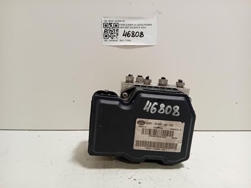 Pompa ABS ANT BG91-2C405-AF BJ912DC405AE Ford S-max I 2010