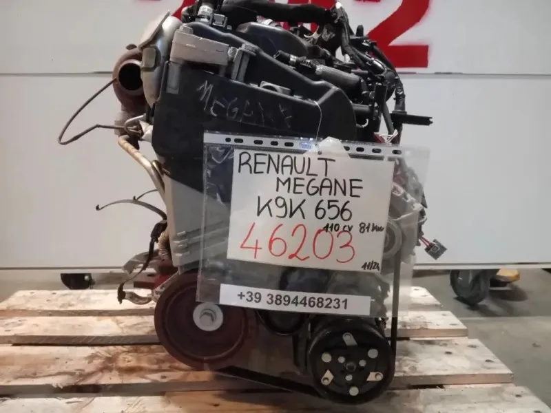 Motore Semicompleto K9K 656 110 CV 81 KW Renault Mégane IV 2016