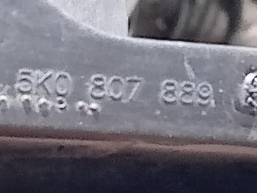 Supporto Proiettore SX 5K0 807 889 Volkswagen GOLF VI 2009