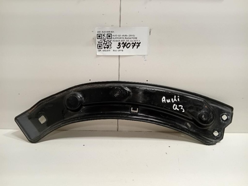 Supporto Radiatore Acqua ANT DX 8U0 805 931 Audi Q3 8UB 2012